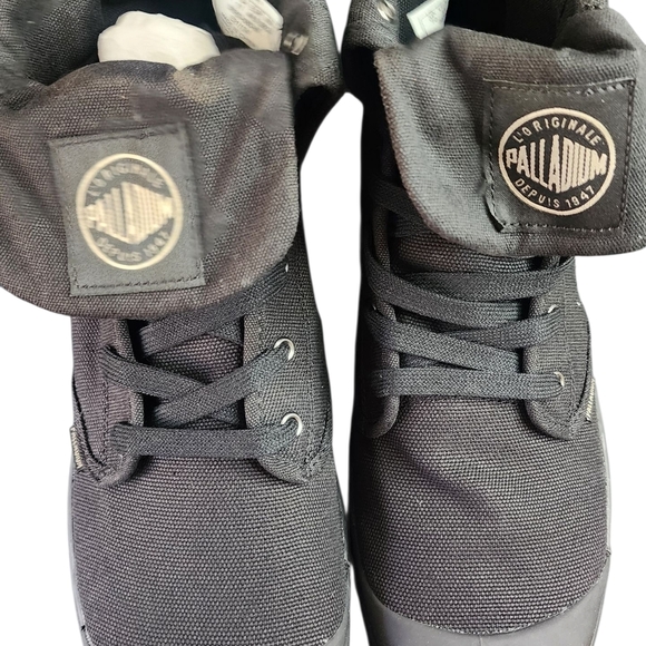 Palladium Men's Black Canvas Boots - Picture 3 of 10